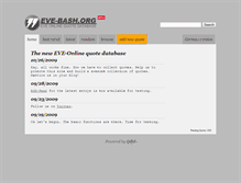 Tablet Screenshot of evebash.org